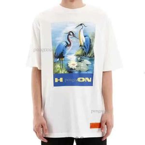 T-shirts hommes 2024 Summer Mens Designer T-shirt Casual Man Femme Tees avec lettres Imprimer manches courtes Preston Top Vendre Luxe Herones Hommes Hip Hop 842