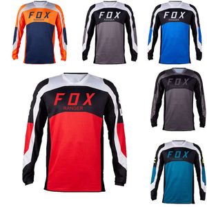 T-shirts masculins 2024 Summer Mens Motorcycle Jersey Mtb Mountain Bicycle T-shirt DH Off Road Enduro Downhill Sweat-shirt à séchage rapide IAY2