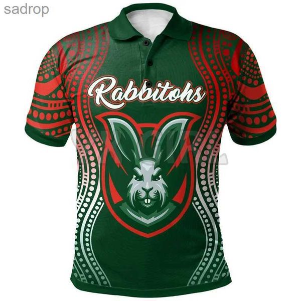 T-shirts masculins 2024 Summer Womens Rabbitos Rugby Native 3D T-shirt à manches courtes imprimées Camissaxw