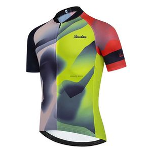 Heren T-shirts 2024 Zomer Wielertrui Mountainbike Shirts Team Maillot Ciclismo Hombre Korte Seve Breathab TopH2421