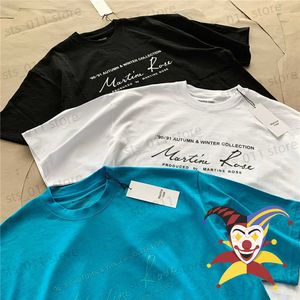 T-shirts hommes 202ss Martine Rose T-shirt Hommes Femmes 1 1 Meilleure qualité Signature Tops à manches courtes Tee T230419