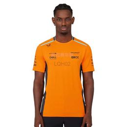 T-shirts pour hommes 23 Nouveau costume de course F1 Mclaren Racing Team T-shirt col rond hommes manches courtes printemps / été chemise polo 4rtb