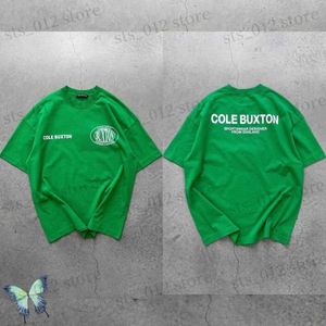 T-shirts voor heren 23SS Cole Buxton T-shirt cirkelvormige markerbrief afdrukken Korte mouw High Street Casual Oversize CB T-shirt voor mannen Women T230523
