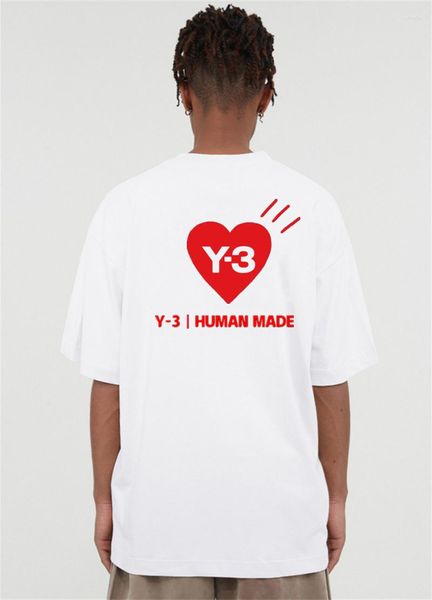 T-shirts pour hommes 24SS offre conjointe coton col rond à manches courtes Y3 amour T-shirt imprimé été hommes et femmes haut