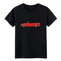 Heren t shirts 3 -serie e36 rood cabriolet shirt ontwerpen korte mouw ronde nek normaal schattig gebouw zomerstijl nieuwigheid