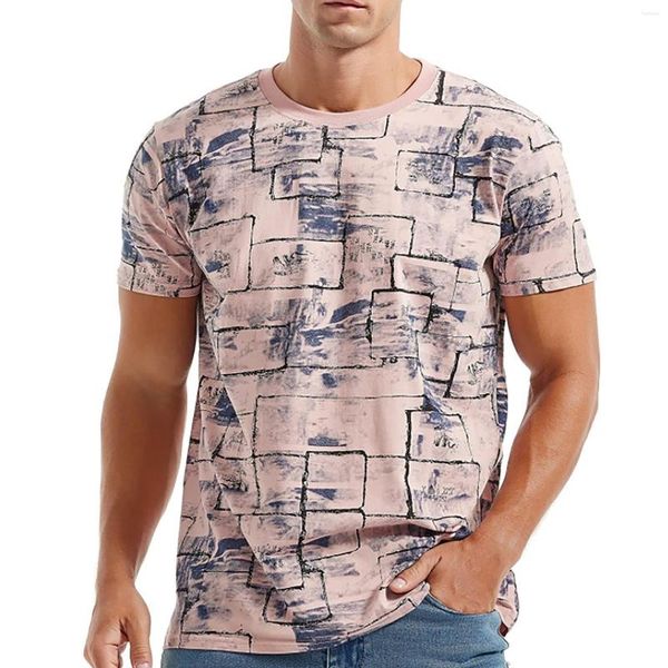 Camisetas para hombre, camisetas gráficas informales de manga corta con estampado 3D, camiseta de verano para hombre