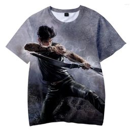 Heren T Shirts 3D-geprinte Shadowhunters Aangepast van TMI's roman Kids Cool T-Shirt Boys/Girls Printing Hip Hop Highstreet Summer Tee