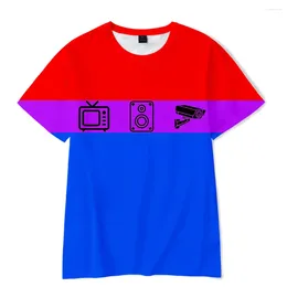 Mannen T-shirts 3D Gedrukt Skibidi Wc T-shirt Zomer Vrouwen Mannen O-hals Korte Mouw Tee Streetwear Y2k Tops