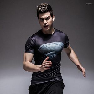 Camisetas para hombre, camiseta de verano con estampado 3D, camiseta de manga corta de compresión para hombre, camiseta de Cosplay escolar a la moda, ropa de Fitness, camisetas