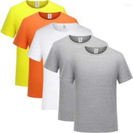 Camisetas para hombre, 5 uds., moda clásica, Color sólido, talla grande, ropa de calle, 4 colores, diseño Simple, ropa de gran tamaño Unisex