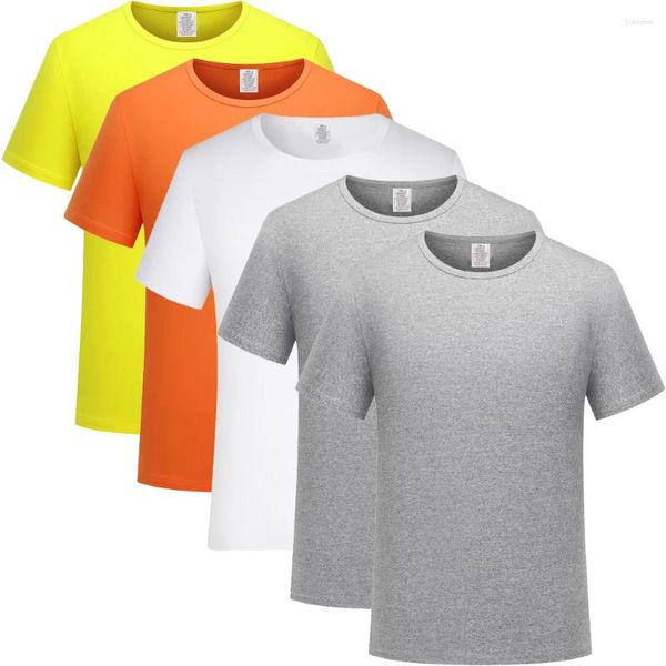 T-shirts pour hommes 5 pièces mode classique couleur unie grande taille T-Shirt Streetwear 4 couleurs conception Simple unisexe vêtements surdimensionnés