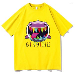 Heren T Shirts 6ix9ine Shirt Zwart Unisex Tees Katoen Tops Casual Tekashi69 Wit T-shirt Van Man Voor Vrouwen Kleding korte Mouw Grafische