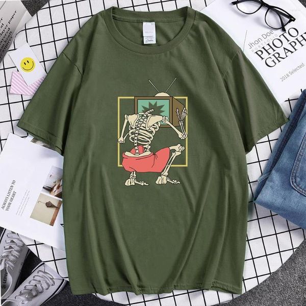 Camisetas para hombre, camiseta con estampado divertido de telenovela cautivadora, camiseta cómoda de calle, ropa deportiva de algodón para hombre, camiseta suave para hombre