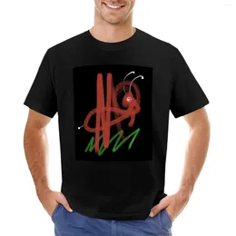 Camisetas para hombre, camiseta abstracta con insectos, camiseta de edición, ropa para hombre