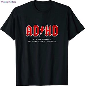 Heren t-shirts ADHD Highway to Hey look t-shirt mannen grunge streetwear Japanse t-shirts Japan fuuny tees top t-shirt tops outfits Droshipping 0321H23 0322H23