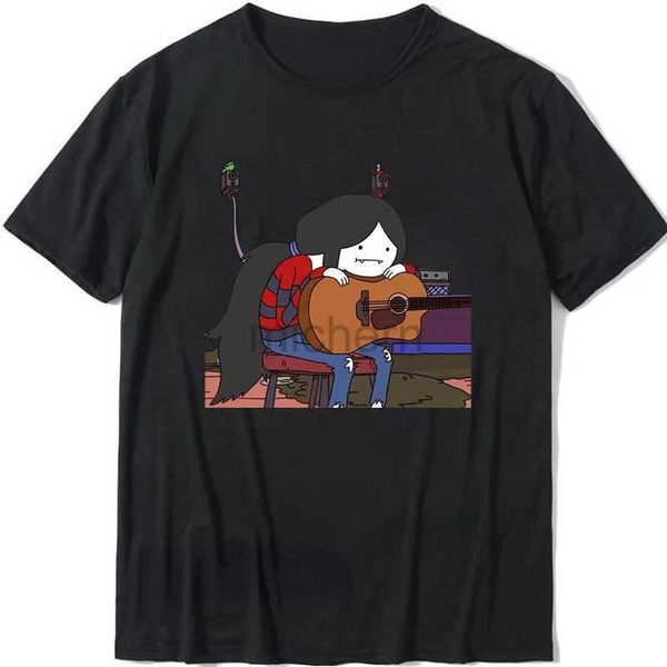 T-shirts masculins Adventure Time T-shirt Anime Vampire à Candy Tavern à manches courtes DROESSION DROESS