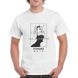 Camisetas de hombre estética Chika Fujiwara Anime camiseta mujer Kaguya-sama Love Is War Top Kaguya Shinomiya suave camiseta de algodón de gran tamaño