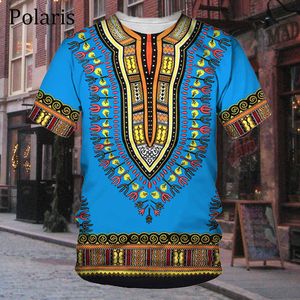 T-shirts pour hommes Vêtements africains pour hommes Dashiki T-shirt Vêtements traditionnels Vêtements à manches courtes Casual Retro Streetwear Vintage Ethnic Style 022223H