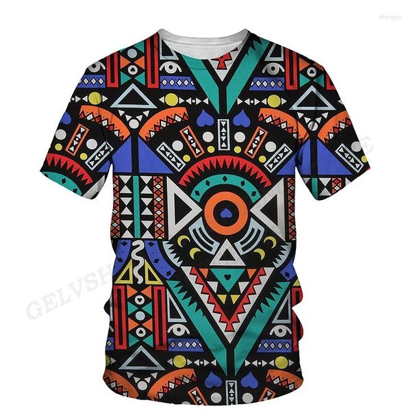 T-shirts pour hommes Africains Hommes Chemise Femmes Mode T-shirts Enfants Hip Hop T-shirts Hauts Afrique T-shirt Surdimensionné Hommes T-shirt Garçon