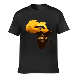 T-shirts pour hommes Safari africain imprimé été hommes chemise femmes hauts à la mode T-shirts femmes T-shirts décontractés