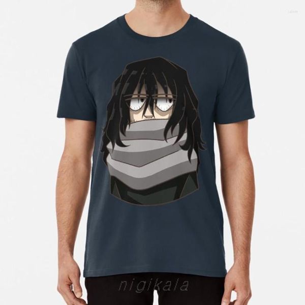 T-shirts pour hommes Aizawa T-Shirt Boku No Hero Academia Bnha Mha Eraserhead Shouta Aizawaa Summer Funny Casual Cotton Men's Tee