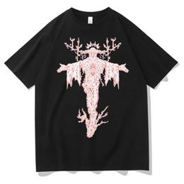 Heren t-shirts Aki Hayakawa t-shirt power tee denji tee makima t-shirts toekomstige duivel chainsaw man t-shirt anime t shirt mannen vrouwen streetwear t230103