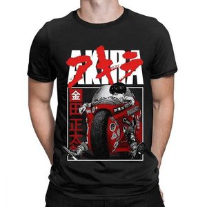 Heren t-shirts Akira anime grafisch t shirts Japan vintage manga tops dames mannen heren harajuku mode o-neck t zomer strtwear casual tops t t240425