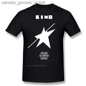 T-shirts pour hommes Album A Star Nommé Sun T-shirt Kino Le T-shirt soviétique Rock Band Crew Neck Haute Qualité Court Sle Coton Tee Tops L231208