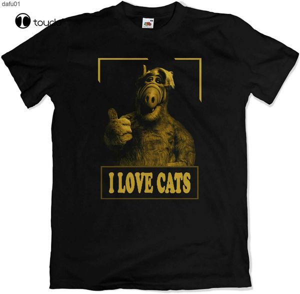 T-shirts pour hommes Alf Tv Show Retro 80'S I Love Cats T-Shirt S - 3Xl L230520 L230520