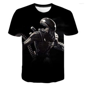 T-shirts pour hommes Alien Movie Shirt Hommes Femmes Enfants Streetwear T-shirt 3D Imprimer Tee Mode Été Court Slevee Cool Tops Vêtements