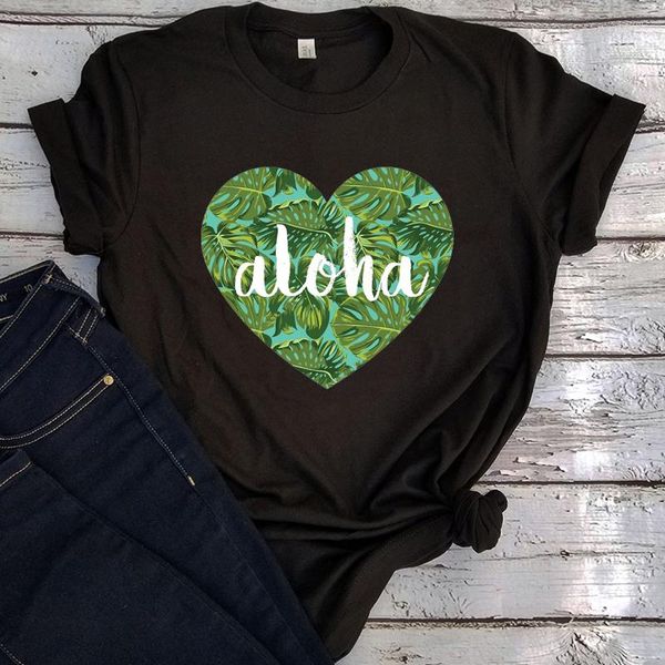 T-shirts pour hommes Aloha Hawaii Womens Graphic Christmas Vacation Beach Tops Vêtements pour hommes Harajuku L