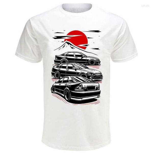 Camisetas de hombre Altezza IS200 IS300 camiseta de verano para hombre de manga corta coche deportivo Cool Boy Casual Tops moda camisetas blancas