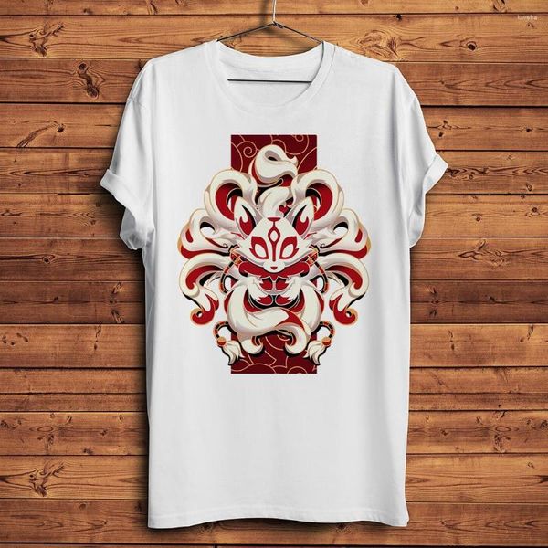 T-shirts pour hommes Amaterasu Ammako Okami Funny Anime TShirt Hommes Homme O-cou Casual Streetwear À Manches Courtes Unisexe Chemise Respirant Sans Colle