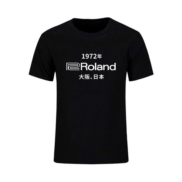 T-shirts masculins T-shirt incroyable pour hommes T-shirt décontracté roland surdimensionné Roland 1972 Osaka Japan T-shirt T-shirt pour hommes