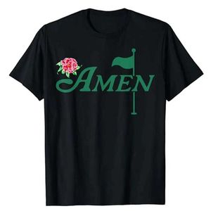 T-shirts masculins Amen Rhododendron Master Flower Flower Houm Design T-shirt Championnats de fans Vêtements maman papa roman cadeau Q240521