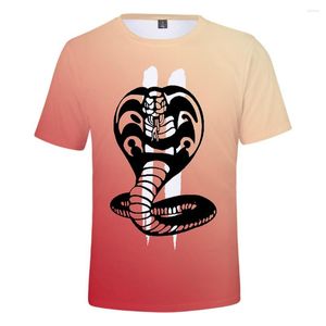 Camisetas para hombre, camisetas con estampado 3D de roles de Drama americano y camiseta transpirable de verano para mujer, camisetas informales con patrón de serpiente Animal para hombre