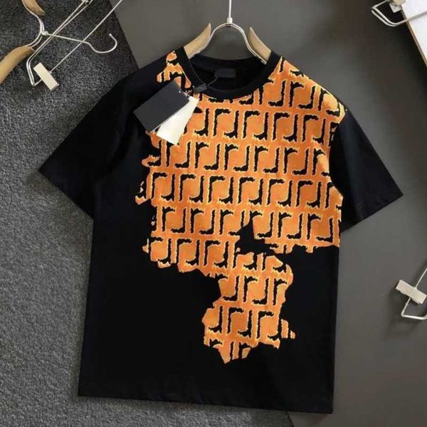 Camisetas de hombre American Hip Hop Pullover Tee Camiseta de manga corta para hombre Camiseta de diseñador de marca de lujo Sudadera con estampado 3d Hombres Mujeres Streetwear Polos de cuello redondo