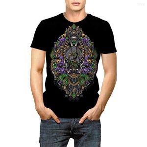 T-shirts pour hommes dieu égyptien antique suspendu impression d'image T-shirt 3D à manches courtes pour hommes Design rétro nostalgique