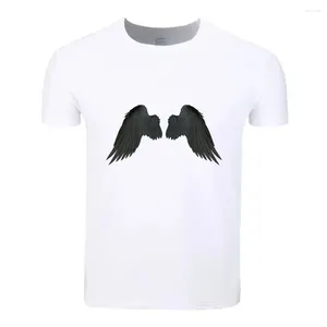 T-shirts pour hommes Angel Wing Fashion Coton Big Taille Étudiants T-shirt d'été à manches courtes Hommes Femmes Garçons Filles Chemise Tees Enfants Tshirt