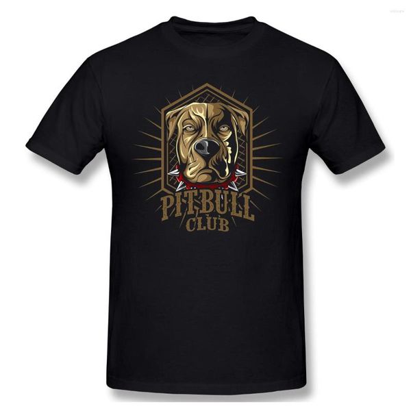 Camisetas para hombre Angry Pitbull Mascot Gift Cartoon Graphic Cool Camiseta de manga corta Top