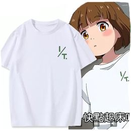 T-shirts pour hommes Anime Buddy Daddies Rei Suwa T-shirt en coton blanc Hommes Été Kyuutarou Kugi Miri Unasaka Cospaly T-shirt à manches courtes