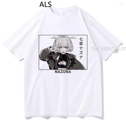 Mannen T Shirts Anime Call Of The Night Shirt Vrouwen/Mannen Harajuku Grafische Kawaii Nazuna Tshirt Unisex Cartoon manga Yofukashi Geen Uta Katoen