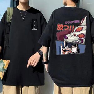 T-shirts pour hommes Anime Chainsaw Man Hayakawa Aki Devil Kon Graphic Tshirt Tops Hommes Femmes Mode Casual Manga T-shirts Summer Cotton Tees