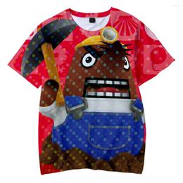 Heren t shirts anime cosplay 2022 3d kawaii mode afdrukken kinderkleding jongen/meisje kinderen shirt met korte mouwen kleding maat 110-160