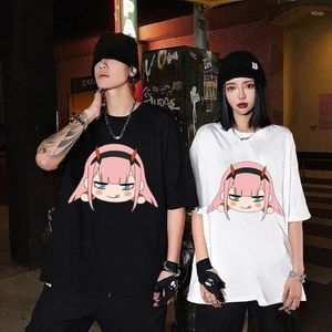 T-shirts pour hommes Anime Darling In The Franxx Zero Two T-Shirt Kawaii