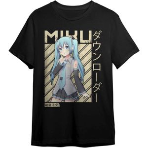 T-shirts voor heren Anime Hot Anime Miku T-shirt Hot ulzzang gothic t-shirt print t-shirt cool t-shirt merk Harajuku esthetische mannen t-shirt Z0421