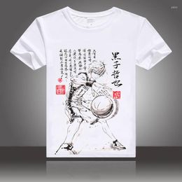 Heren t shirts anime kuroko's mand balcosplay kuroko no basuke t-shirt tetsuya kagami taiga mannen t-shirt inkt schilderen toppen tops