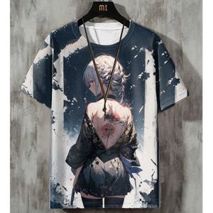 T-shirts masculins T-shirt pour hommes Anime T-shirt sexy 3d imprimé t-shirts harajuku tees mode décontracté