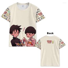 Camisetas de hombre Anime Mob Psycho 100 Kageyama Shige Mobu Saiko Hyaku camisa hombres mujeres manga corta verano dibujos animados Tops Unisex