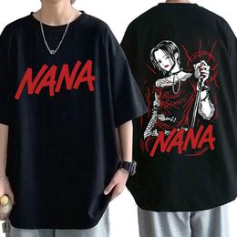 T-shirts pour hommes Anime Nana Osaki Imprimer T-shirts Hommes Femmes Coton à manches courtes T-shirt décontracté surdimensionné Harajuku Streetwear Vêtements pour adolescents 230703